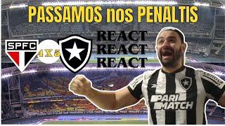 REACT | SÃO PAULO 1(4) x (5)1 BOTAFOGO - ESTAMOS NA SEMI DA LIBERTA