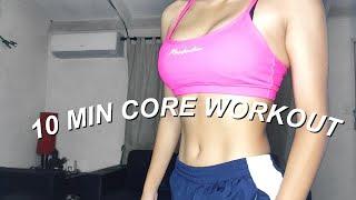 10 MINUTE AB/CORE WORKOUT | Follow along and get fit with me !