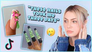 Recreating Crazy Nails From TikTok