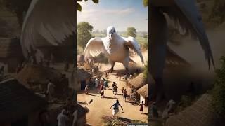 One day a pigeon comes to the village and people lock it in a cage #shorts #ytshorts #viralshorts