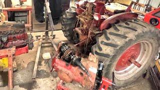 Farmall 460 PTO drive/Torque Amplifier removal - torn up worse than I though