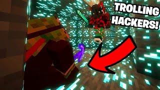 XRAY HACKER GETS TROLLED ON MY MINECRAFT SMP!