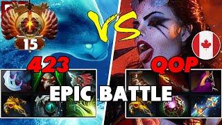 423 (MORPHLING) Carry vs THE DIRE (QUEEN OF PAIN) Mid - Battle Of Pro Dota 2 Players - Z Dota 2