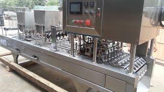 8 cups filling and sealing machine