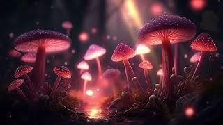 Beautiful Mushroom Screen | No Sound | Calm And Relaxing