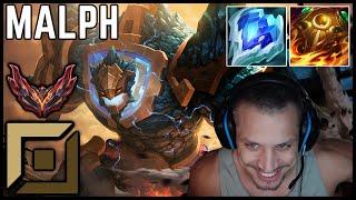  Tyler1 12 WINS IN A ROW! I CAN'T LOSE | Malphite Top Full Gameplay | Season 14 ᴴᴰ