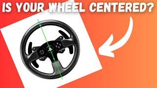 Thrustmaster Wheel Off Center Fix | How To Center Your Wheel