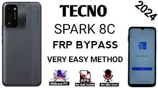 Tecno Spark 8c FRP Bypass Android 11 2024  | Tecno (KG5K) FRP Bypass Without PC | FRP Tecno Spark 8c