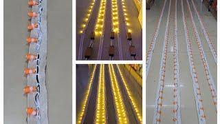 12 what Full Golden colour Pixel belt running speed controller. Complete full set 40FEET 300LED