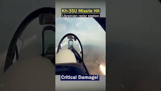 Critical Strike on Ukraine - Kh-35U Missile Takes Out Radar Station