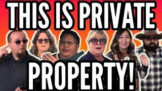 This is PRIVATE property!!!