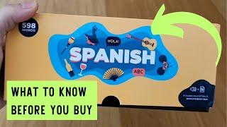 Spanish Vocabulary 600 Flash Cards with Pictures Set Review