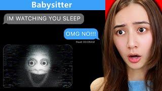 My DEAD BABYSITTER Called ME!! (Scariest Text Message)