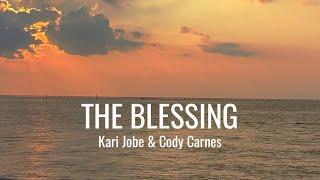 The Blessing • with Lyrics & Sunset hour ocean background • Kari Jobe & Cody Carnes