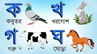 বাংলা বর্ণমালা ক খ গ ঘ ঙ চ ছ জ ঝ ঞ ট ঠ ড ঢ ণ ত থ দ ধ ন প ফ ব  ka Kha ga gha bangla banjonborno @SkyM