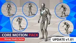 MOCAP STUDIO SERIES Core Motion Pack UPDATE v1.01 - Motion Capture Animation for Games
