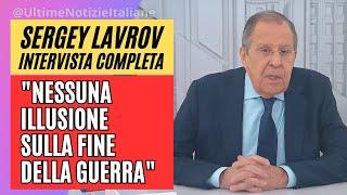 Sergey Lavrov: La verità sul conflitto in Ucraina - Intervista completa