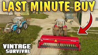 LET'S GET THIS HARVEST DONE! - Vintage Survival Farming Simulator 22 | Episode 45