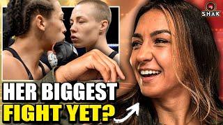 Amanda Ribas Breaks Down Rose Namajunas & EPIC Spinning Wheel Kick TKO