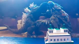 godzilla VS Mr ferry monster