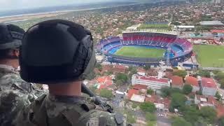 FINAL SUDAMERICANA 2024  RACING VS CRUZEIRO Operativo de seguridad