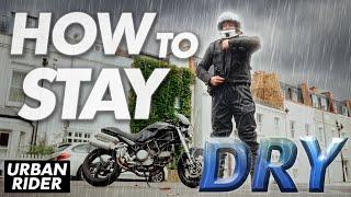 How To Stay Dry On A Motorcycle