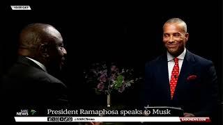 Expropriation Act | President Ramaphosa speaks to Musk