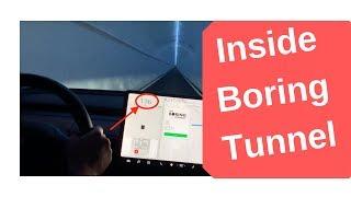 Tesla Model 3 In Boring Company Tunnel at 116 MPH