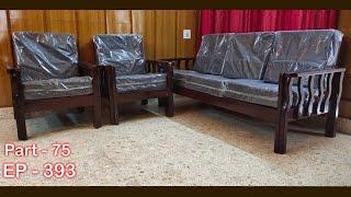 Latest wooden Sofa Sets | design | ideas | EP.393 | Part-75 | sri maari furnitures | mari furniture