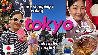 TOKYO vlog ️ | Tokyo Flea Market, Puroland, Airbnb Tour, PM Skin Routine + shopping