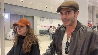 Burak Deniz ve Su Burcu Yazgı Coşkun, Cannes'dan İstanbul'a döndü