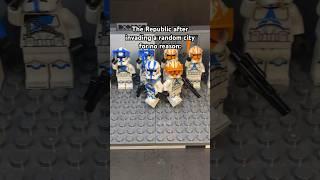 Why though? #501st #332nd #lego #stopmotion #legostarwars #legostopmotion #starwars #clonewars