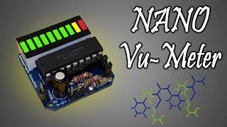 The smallest LED Vu-Meter with LM3915 on DIY PCB - Tutorial