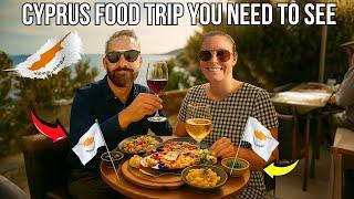 An absolute FEAST - the BEST Authentic Cypriot Mezze in Paphos, Cyprus Travel Vlog