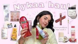 Nykaa haul my sale picks , starts at ₹80 , cute aesthetic haul