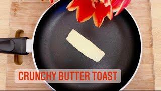 Crunchy Butter Toast & moka pot coffee | Home cafe | simple breakfast | tasty