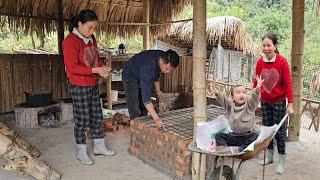 Vui family saves money to buy fuel to build a smokeless stove