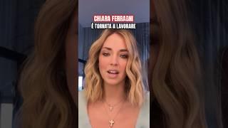 Chiara Ferragni torna a lavorare sponsorizzando i suoi prodotti