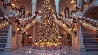 Instrumental Christmas Background Music and Magical Holiday Decor Scenes | Relax, Work, or Study