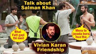 Bigg Boss 18 Live Feed Today Episode Vivian Dsena Karan Veer Mehra Talk About Salman khan BB18