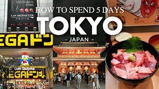 HOW TO SPEND 5 DAYS IN TOKYO, JAPAN | Japan Ultimate Guide 2025