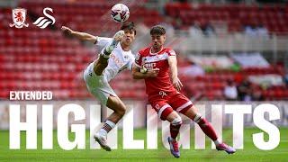 Middlesbrough v Swansea City | Extended Highlights | Men's