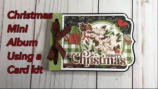 Christmas Mini Album using SS Simple Vintage Christmas Card Kit