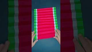 DIY Paper Fan | How To Make Paper Fan | Paper Fan Tutorial |Origami craft #diy #shorts #papercraft