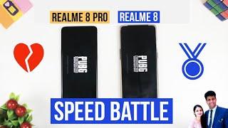 Realme 8 Pro Vs Realme 8 Speed Test