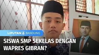 Siswa SMP di Pangandara Mirip Wakil Presiden Gibran Rakabuming Raka | Liputan 6 Bandung