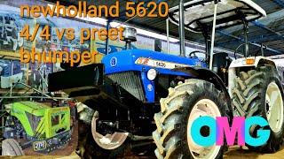 New holland 5620 4x4 modified || Preet bhumper Modify