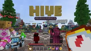 Playing The Hive in minecraft bedrock | Minecraft minigames #1