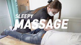 ASMR 매우 시원한 스포츠마사지 cool~! sports massage to help you sleep well