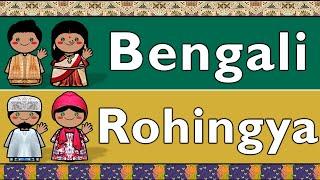 EASTERN INDO-ARYAN: BENGALI & ROHINGYA (Buthidaung dialect)